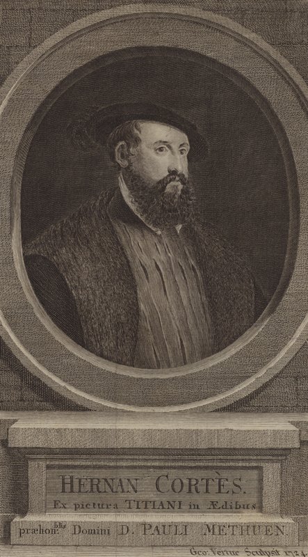 Hernán Cortés, conquistador español de George after Vertue