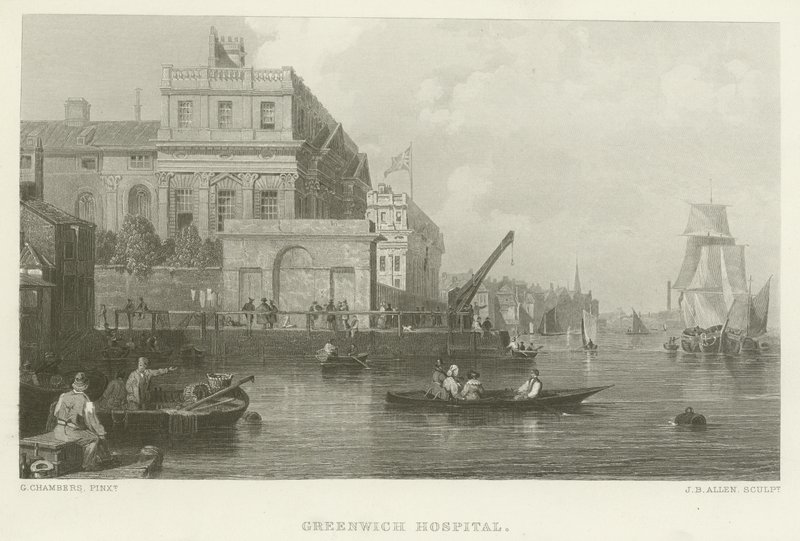 Hospital de Greenwich de George the Elder Chambers