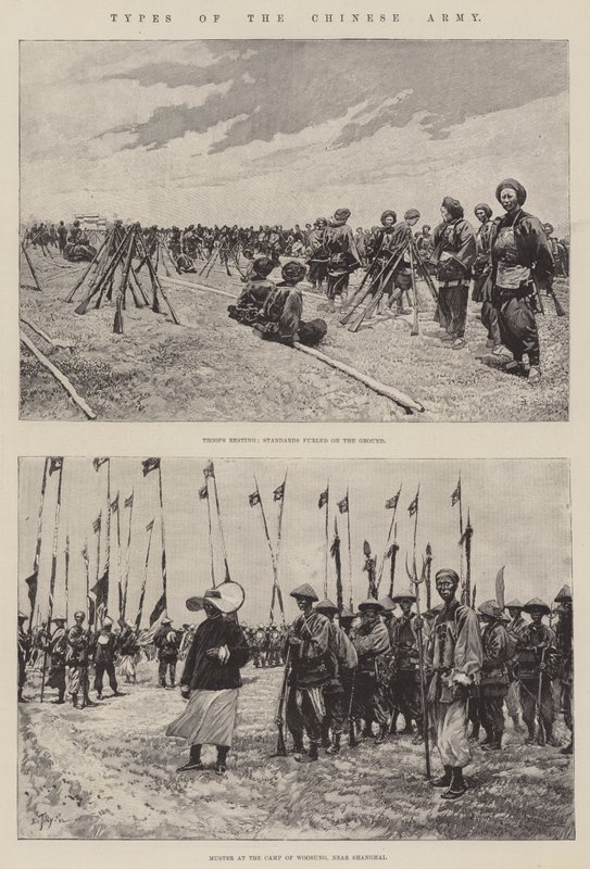 Tipos del ejército chino de Georges Bertin Scott