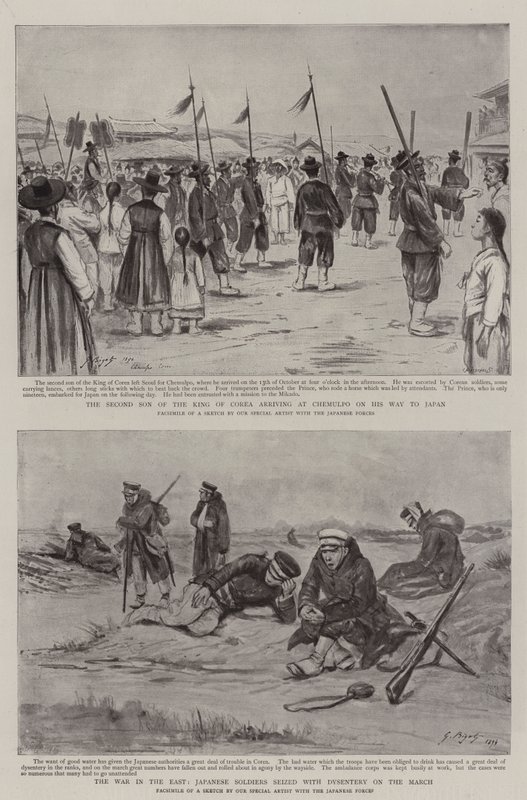 La guerra en el este de Georges Ferdinand Bigot