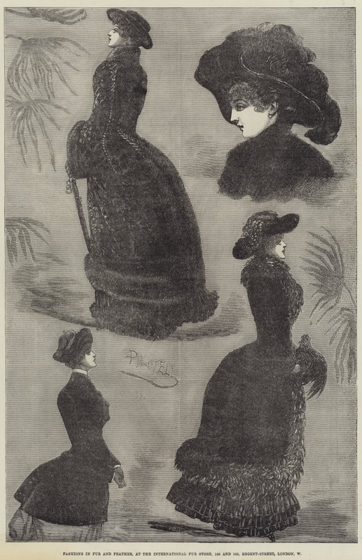 Anuncio, International Fur Store de Georges Labadie Pilotell