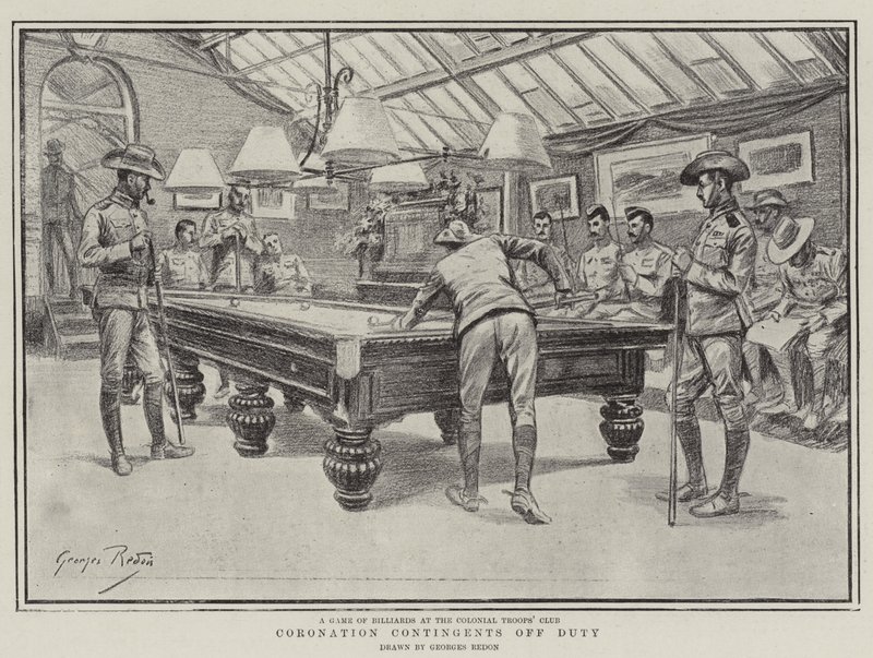 Contingentes de la coronación fuera de servicio de Georges Redon