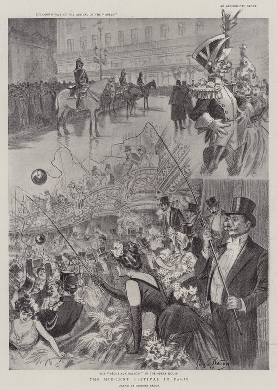 El Festival de la Media Cuaresma en París de Georges Redon
