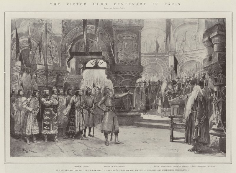 El centenario de Victor Hugo en París de Georges Bertin Scott