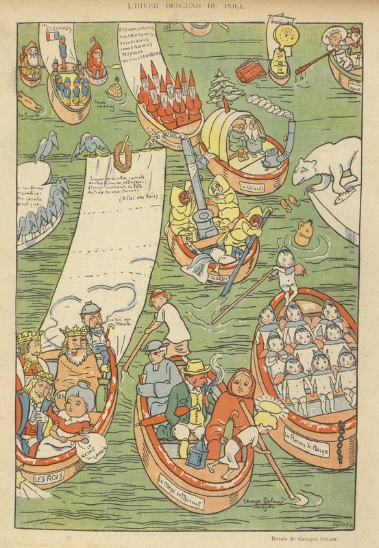 Ilustración para Le Rire de Georges Delaw