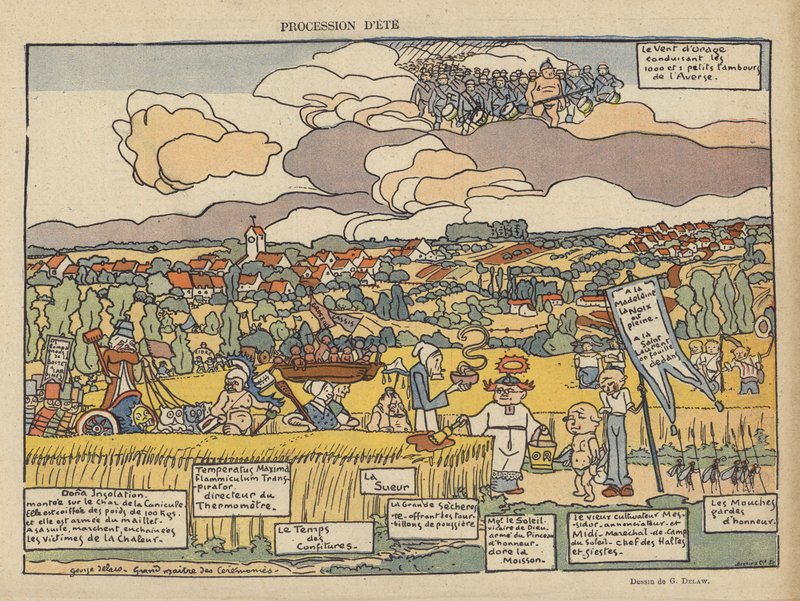 Ilustración para Le Rire de Georges Delaw