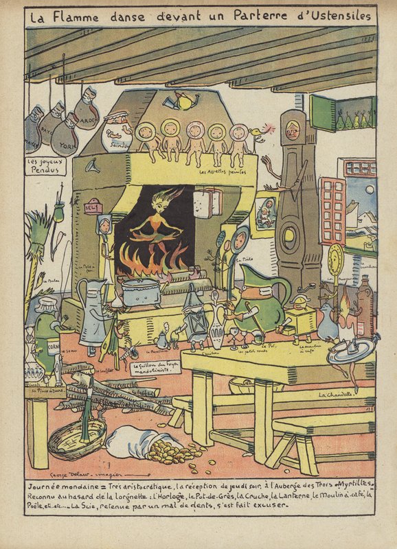 Ilustración para Le Rire de Georges Delaw