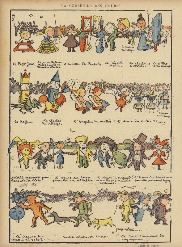 Ilustración para Le Rire de Georges Delaw