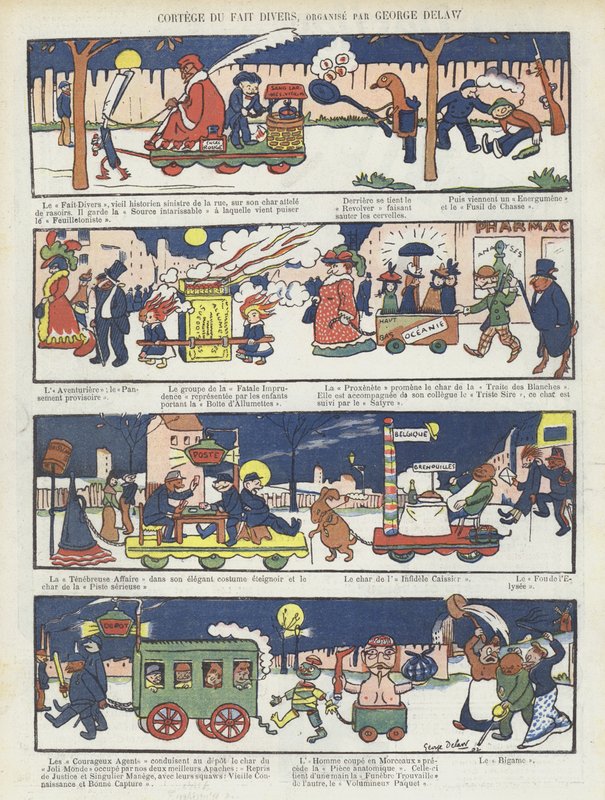 Ilustración para Le Rire de Georges Delaw
