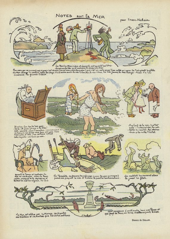 Ilustración para Le Rire de Georges Delaw