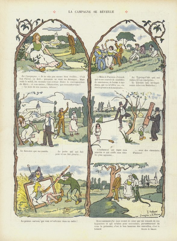 Ilustración para Le Rire de Georges Delaw