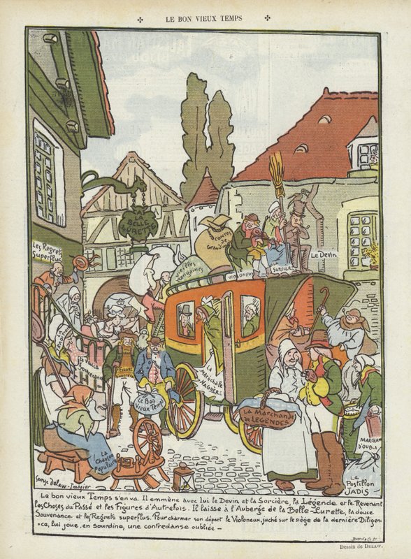 Ilustración para Le Rire de Georges Delaw