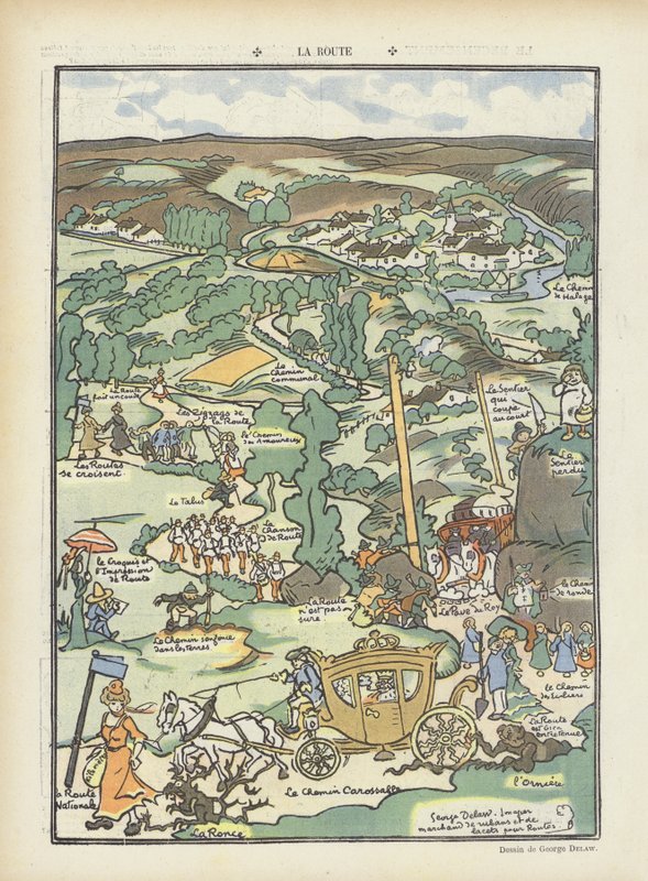 Ilustración para Le Rire de Georges Delaw