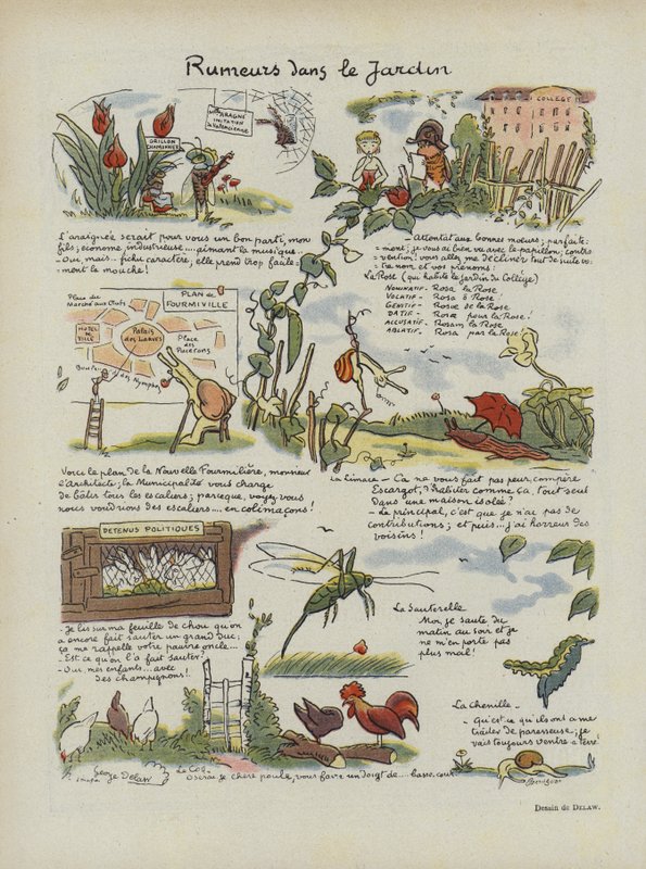 Ilustración para Le Rire de Georges Delaw