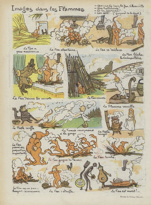 Ilustración para Le Rire de Georges Delaw