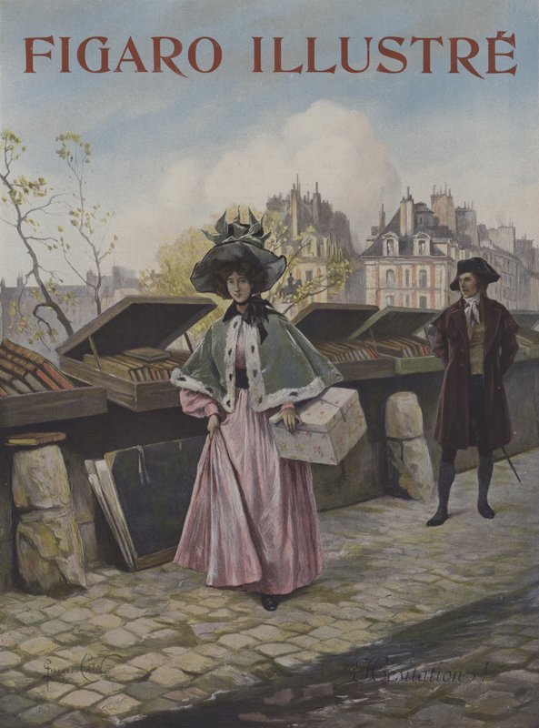Duda. Portada de Le Figaro Illustré, octubre de 1897 de Georges Jules Auguste Cain