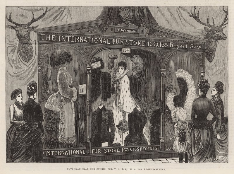 La Exposición Internacional de Salud: tienda internacional de pieles de Georges Labadie Pilotell