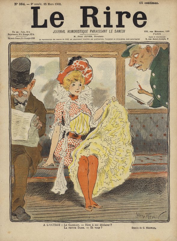 Ilustración para Le Rire de Georges Meunier