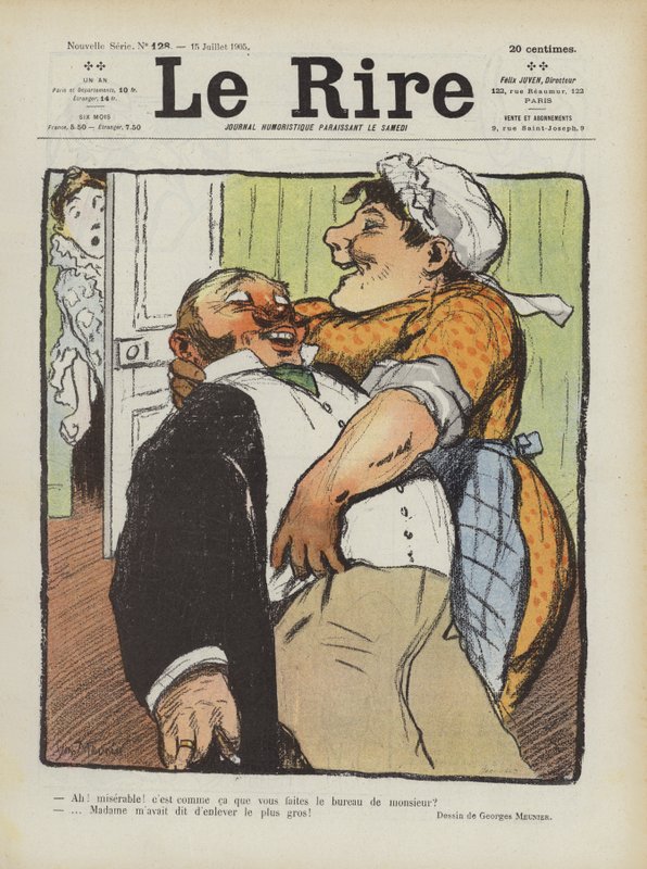 Ilustración para Le Rire de Georges Meunier