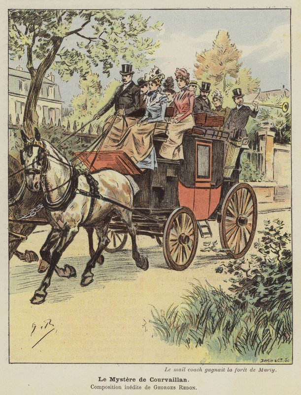 Le Mystere de Courvaillan de Georges Redon