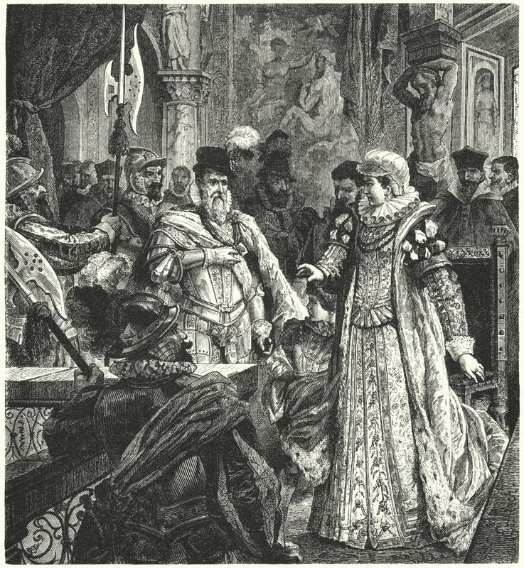 Llegada del Duque de Alba a Bruselas para asumir su cargo como Gobernador de los Países Bajos Españoles, 1567 de German School