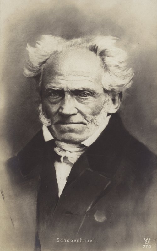 Arthur Schopenhauer (1788-1860), filósofo alemán (foto b/n) de German Photographer