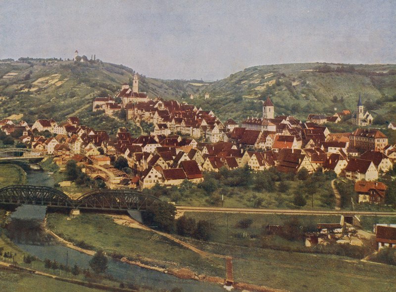 Horb, Selva Negra, Alemania (foto en color) de German Photographer