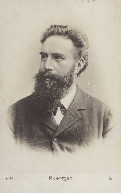 Wilhelm Roentgen (1845-1923), físico alemán (foto b/n) de German Photographer