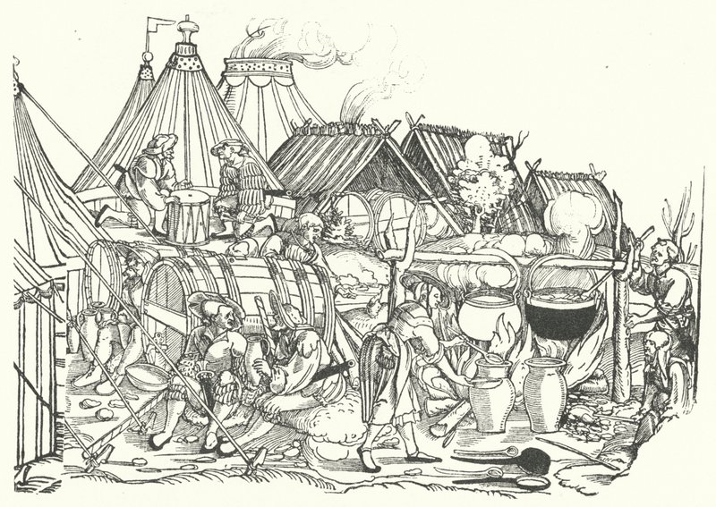 Campamento de Landsknechts de German School