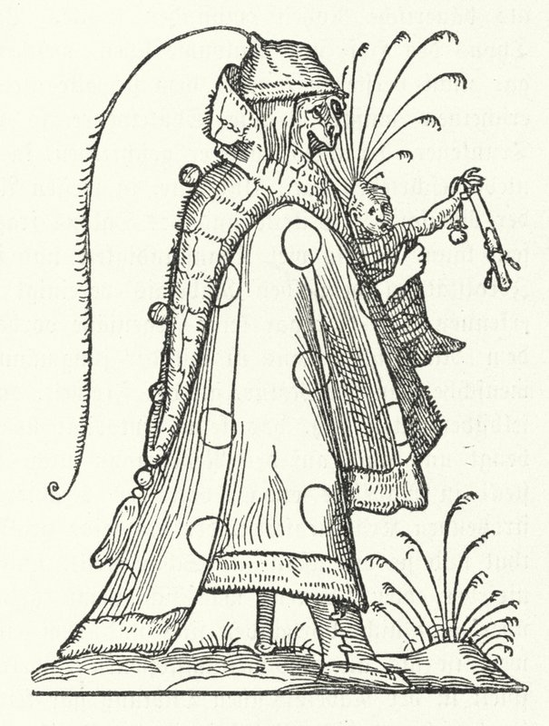 Un personaje del libro Les Songes drolatiques de Pantagruel (Los sueños cómicos de Pantagruel) de Richard Breton de German School