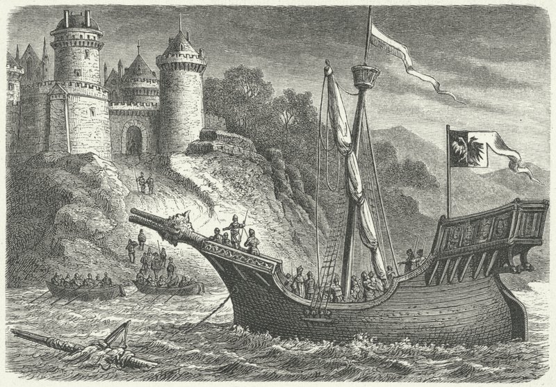 Un barco mercante de la Liga Hanseática de German School