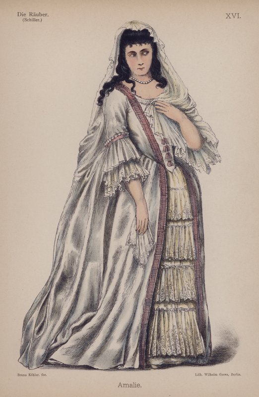 Amalie, de Die Räuber (Los bandidos) de Friedrich Schiller de German School