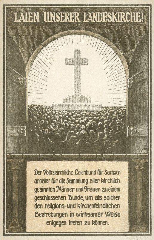 Llamamiento para defender las iglesias de Sajonia, Alemania de German School