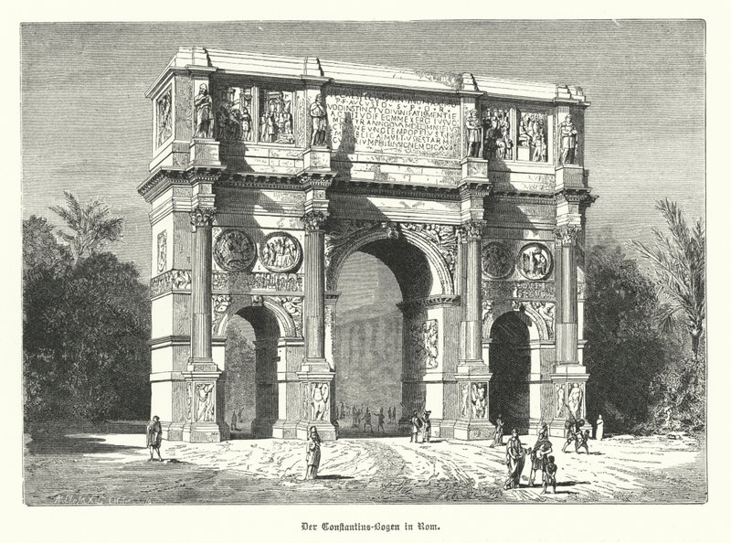 Arco de Constantino, Roma de German School