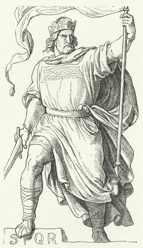 Arnulfo de Carintia, rey disputado de Italia y emperador del Sacro Imperio Romano de German School