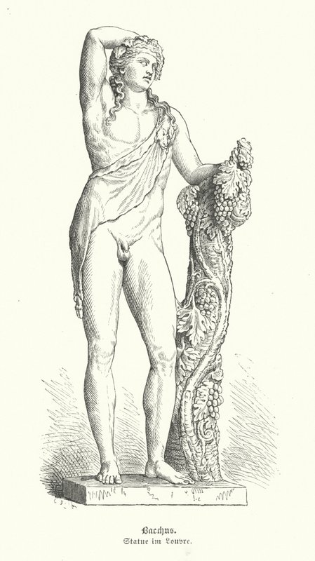 Baco, dios romano del vino de German School