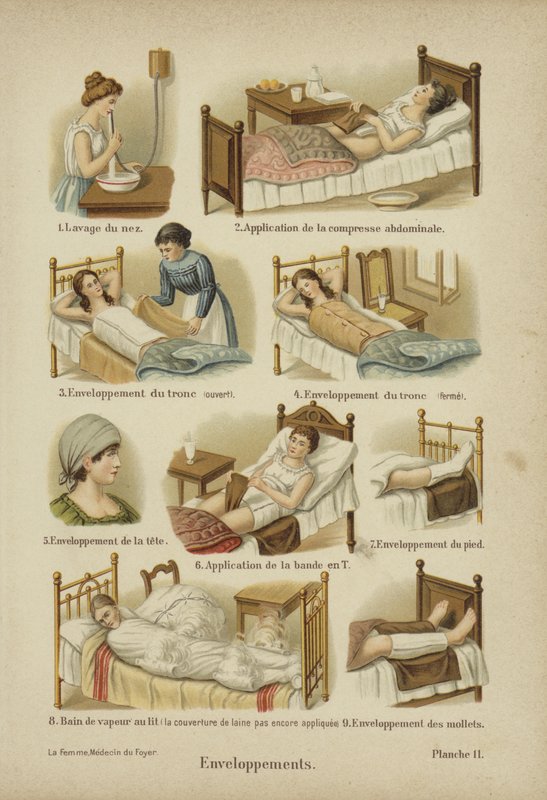 Vendajes, envolturas y compresas de German School