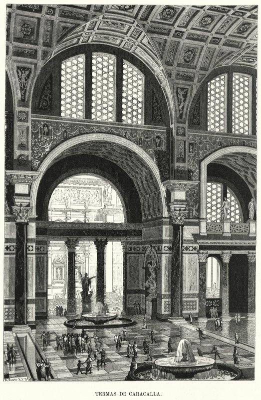 Baños de Caracalla, Roma de German School