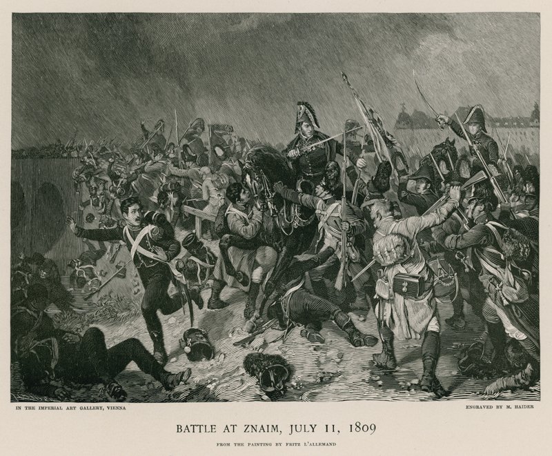 Batalla de Znaim de German School