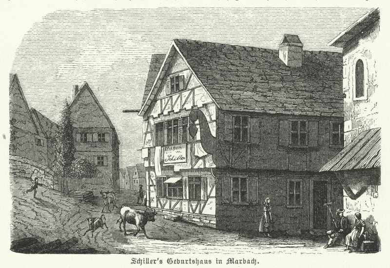 Lugar de nacimiento del poeta y dramaturgo alemán Friedrich Schiller, Marbach am Neckar de German School