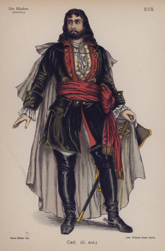 Carl, de Die Räuber (Los bandidos) de Friedrich Schiller de German School
