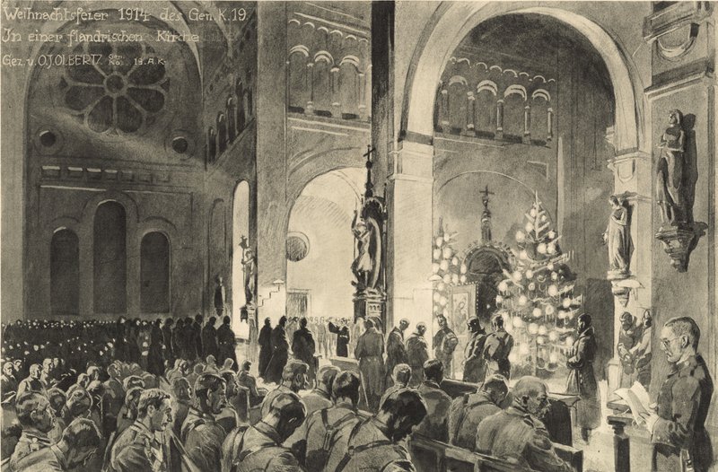 Celebraciones navideñas en la iglesia de Flandes de German School