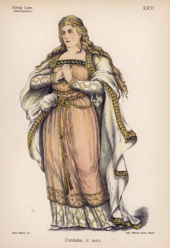 Cordelia, del Rey Lear de Shakespeare de German School