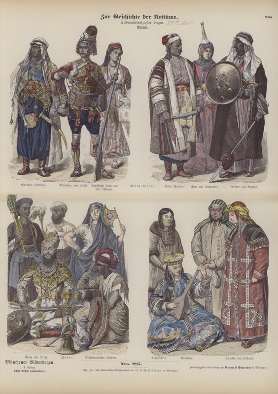 Trajes de Asia de German School
