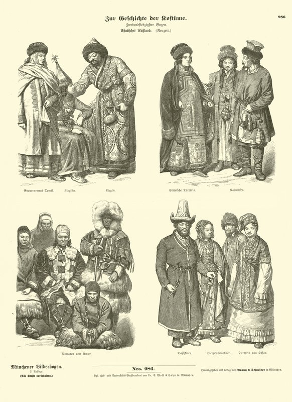 Trajes del Lejano Oriente Ruso de German School