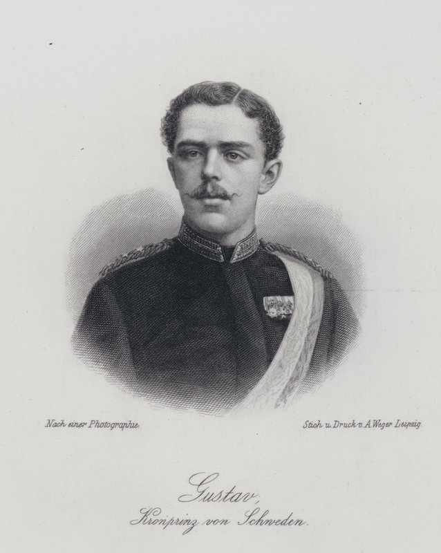 Príncipe Heredero Gustaf de Suecia, el futuro Rey Gustaf V de German School