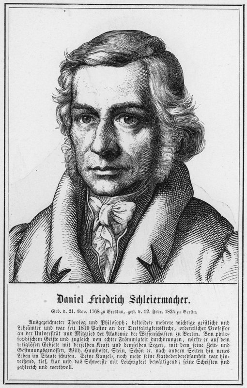 Daniel Friedrich Schleiermacher de German School