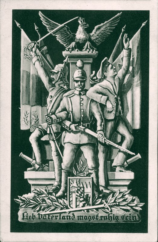 Querida Patria, sé pacífica (litografía) de German School