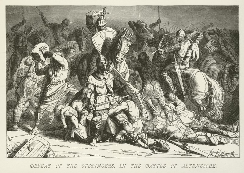 Derrota de los Stedingers en la Batalla de Altenesche de German School