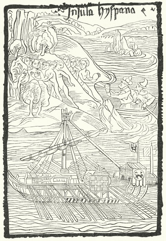 Descubrimiento de la isla de La Española por Cristóbal Colón de German School